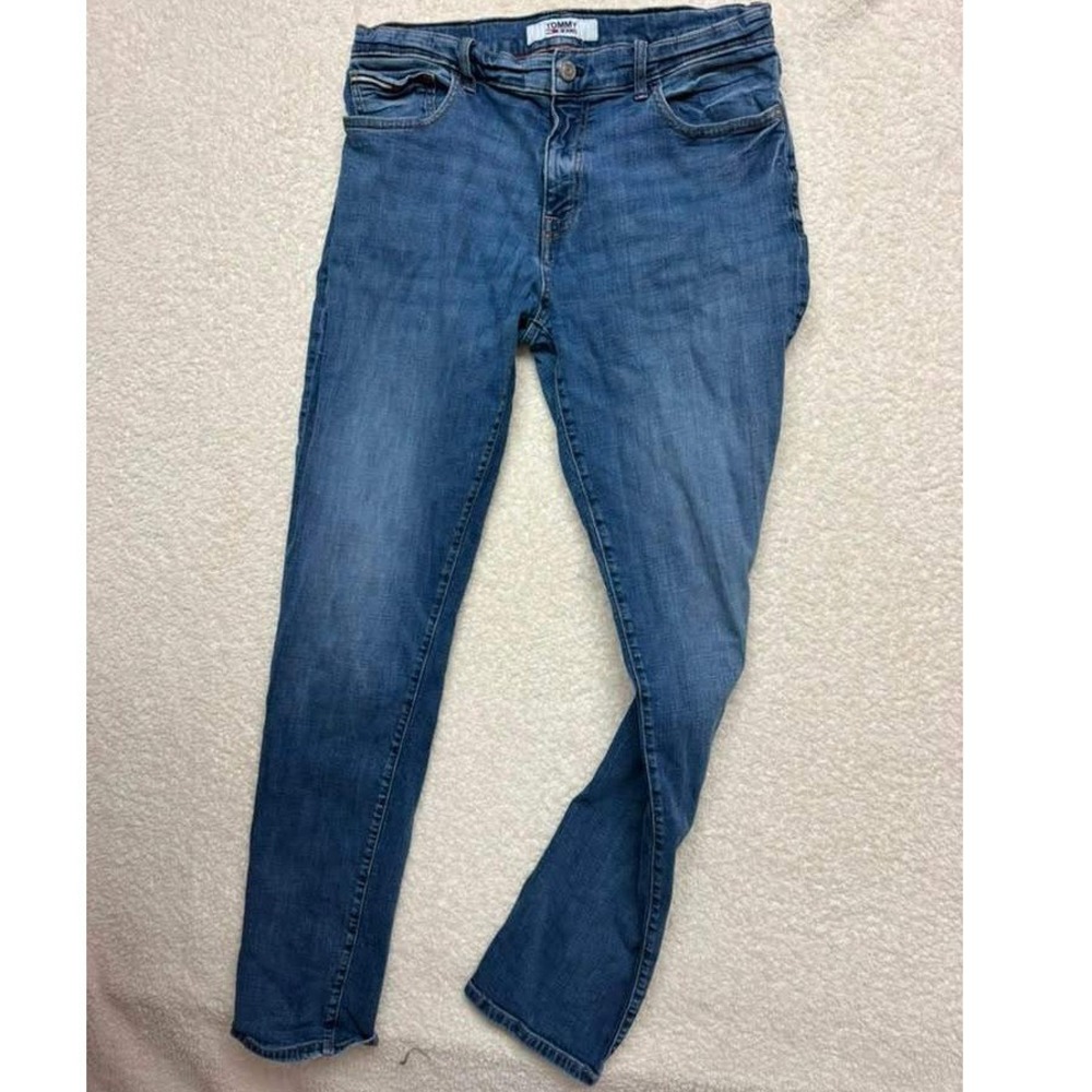 Tommy Jeans Scanton Slim Fit Mens Blue Denim Jeans 34x34 78J3888 Medium Wash